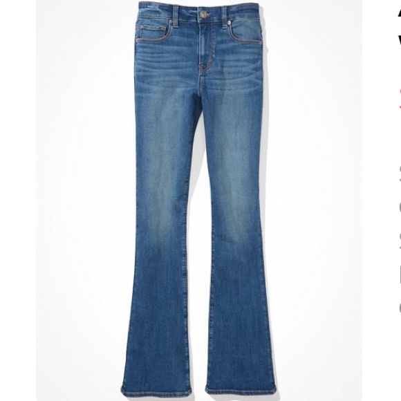 American Eagle Outfitters Denim - AE NE(X)T Level Hi-Rise Skinny Kick Jeans